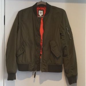 Gap XS Nylon Bomber Jacket
